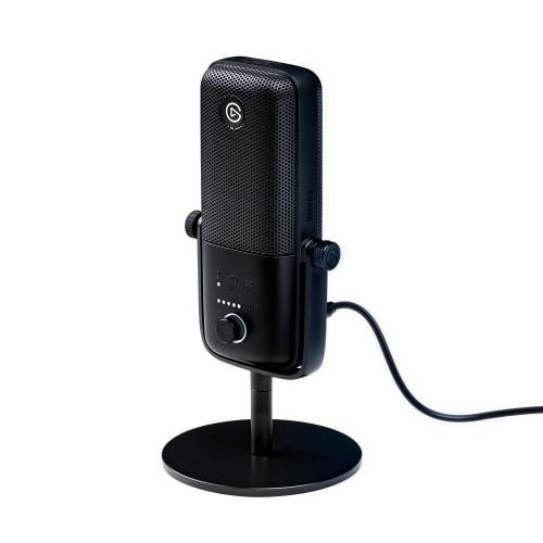 

Elgato Wave:3 - Premium USB Condenser Microphone, Black. Ideal for streaming, podcasting, gaming, and home office use. Includes free mixer software, s