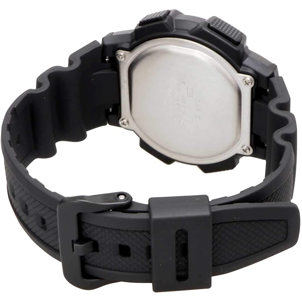 Casio World Time Digital Men's Watch AE-1000W-1AV Black Gunmetal Color Water Resistant Lightweight Design