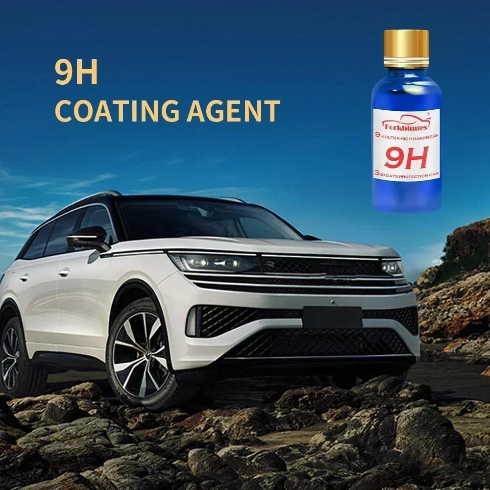 3PCS 9H Car Liquid Ceramic Coat Super Hydrophobic Glass Coating Set Polysiloxane and Nano Materials Ceramics for Cars