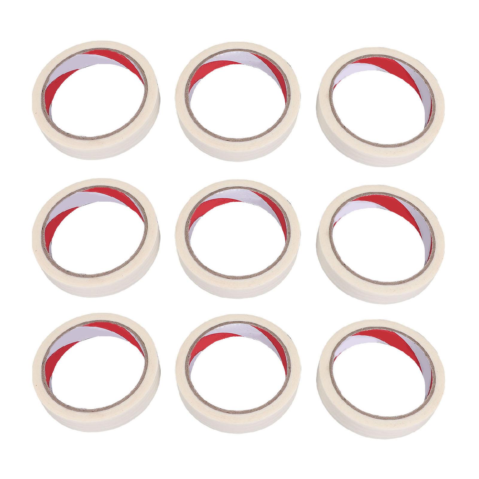 

Автомобильная малярная лента термостойкая 0,79 дюйма X 65,62 фута белая маскировочная лента для кузовного ремонта для дома, офиса, школы