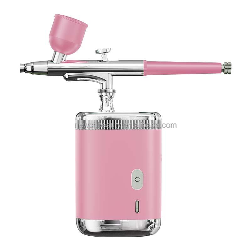 Portable Handheld Airbrush Nail Art Kit AirBrush Spray Gun With USB Charging Makeup Brush Set Tattoo Model Paint Barber Hair Dye