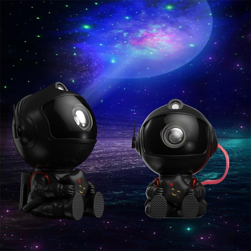 Galaxy Star Projector LED Night Light Starry Sky Astronaut Projectors Lamp For Decoration Bedroom Home Decorative Children Gifts