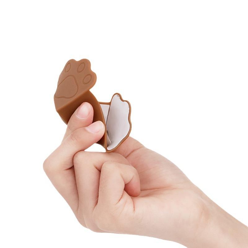 Cute Cat Paw Door Edge Corner Wrapped Furniture Corner Guards Child Baby Safety Silicone Door Corner Protector Edge Cover