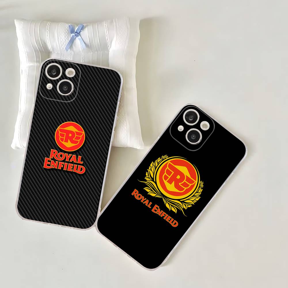 R-ROYALS E-ENFIELDS Logo Case for iphone 17 16 15 pro max 11 12 13 14 Pro Plus Phone Cover