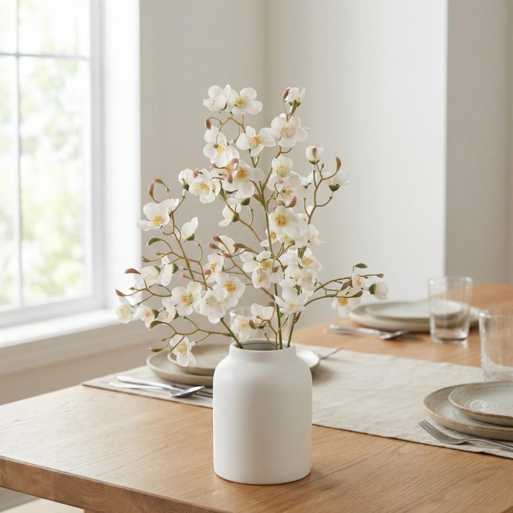 Falsche Blume Künstliche Birnenblüten Real Touch Handgemachte Simulation Birnblüte Realistischer Künstlicher Falscher Blumenast