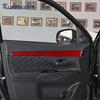 For Mitsubishi Outlander 2013 2014 2015 2016 2017 2018 2019 2020 2021 Real Soft Carbon Fiber Sticker LHD RHD Front Door Trim