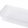 2pcs Transparent Food Storage Boxes PP Vegetable Crisper Container  Refrigerator Use