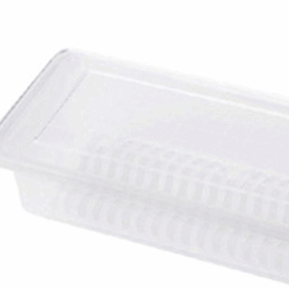 2pcs Transparent Food Storage Boxes PP Vegetable Crisper Container  Refrigerator Use