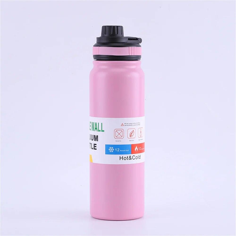 600ML/800ML Venkovní termoska Přenosná konvice Láhev na vodu s čajovým filtrem 304 Nerezová ocel Termohrnek Nepropustná termoska Sportovní