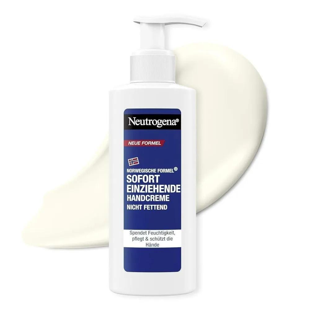 Neutrogena Норвежская формула Высокоувлажняющий крем для рук 150 мл с помпой Увлажняющий уход за руками для сухой кожи