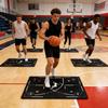 Basketbol Dribbling Matı Hafif Rulo Yapılabilir Kaymaz Sessiz Antrenör Aile Arkadaş Başlangıç Seviyesi Meraklılar İçin Basketbol Antrenman Matı