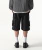 MUSINSA STANDARD [City Leisure] Cn Belted Multi-Pocket Cargo Bermuda Pants [Black]