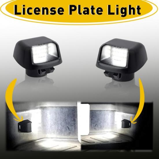 LED License Plate Light For Nissan 07-19 Frontier 07-15 Titan Xterra AUXITO Lamp