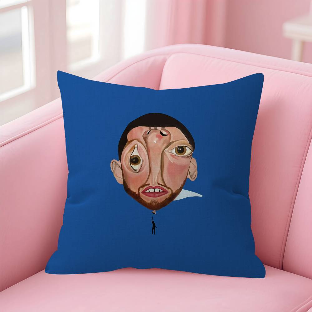 Sänger Hot MMac Miller Kissenbezug Cartoon Geschenk Kissenbezug Schlafzimmer Zuhause Sofa Stuhl Sitz Dekor Kissenbezug
