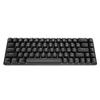 68 Tasten Mechanische Gaming-Tastatur RGB-Hintergrundbeleuchtet Hot-Swappable Kabelgebundene Tastatur Brauner Schalter für Computer