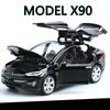 DQMN8 High Simulation 1:32 Tesla MODEL X 90 Alloy Car Model Diecasts Toy Vehicles Toy Cars Boy Toys Pull Back Flashing Sound Kid Gifts