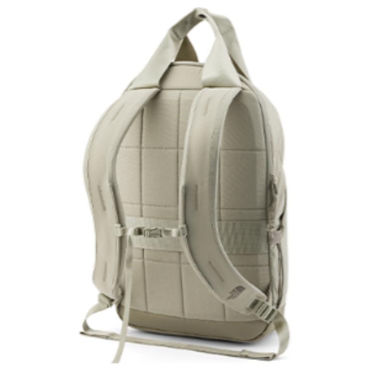 The North Face 20L Unifarbener Mode-Rucksack mit Reißverschluss Damenrucksack Lehmgrau NF0A81DT-1I4