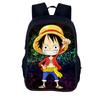 One Piece Monkey D. Luffy School Backpack for Child Light Weight Child Knapsack Fashion Rucksack Best Gift