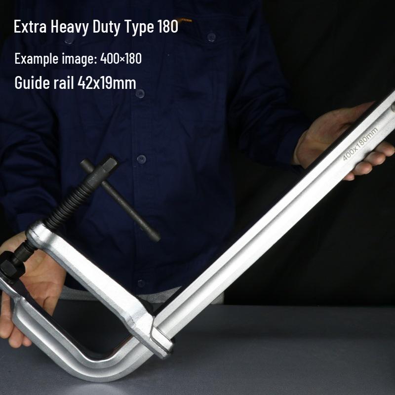 Heavy-Duty Deep Reach Quick-Release F-Clamp for Woodworking (240/300)