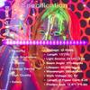 6W USB UV Light Blacklight Bar for Body Painting Blacklights Tapestry Poster Glow Party T5 Tube UV Strip Lights for Cabinet