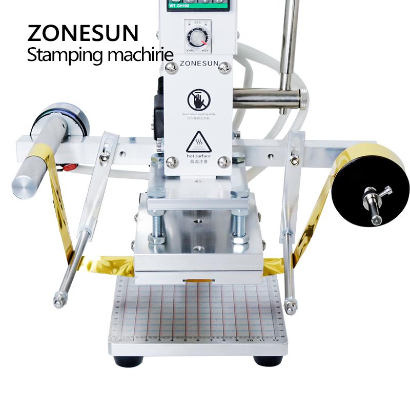 ZONESUN ZS-90E Manual Metal Hot Foil Stamping Machine