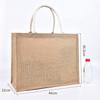 Linen Bag Hand-painted Cotton Sacks Jute Portable Imitation Sacks Linen Bags Shopping Bags Laminated Bags