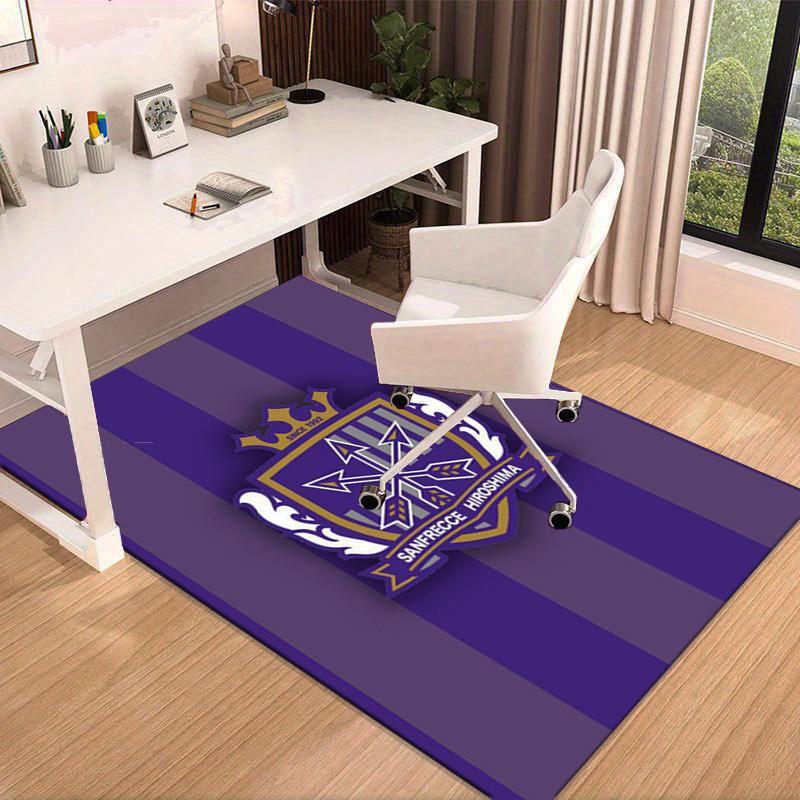 Football Club Emblem Printed Area Rug for Office, Chair Rug, Decorative Carpet Floor Mat, Large Size Fan gifts Christmas gifts