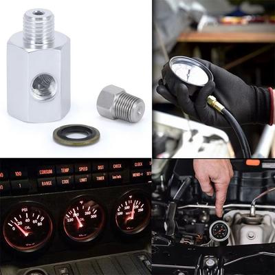 Rust-proof Oil Pressure Adapter Aluminum Sensor Adapter Durable Gauge Adapter  Car Accessory