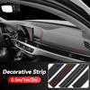 Universal Car Mouldings Trim Pu Leather DIY Braid Decorative Line Strip For Door Dashboard Sticker Car Interior Accessories