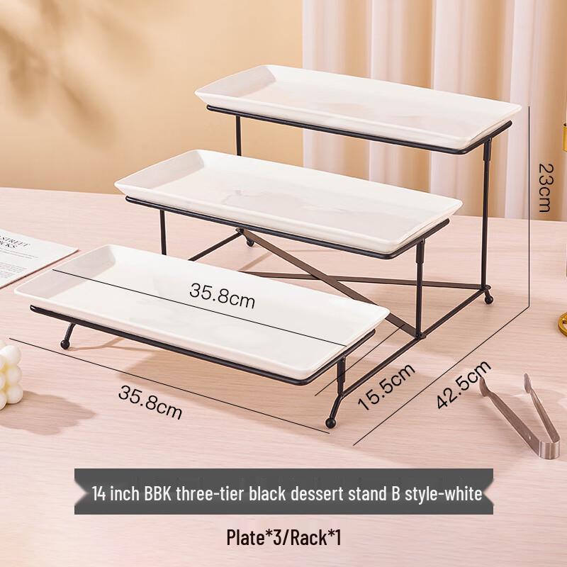Three-Tier Dessert & Snack Display Stand