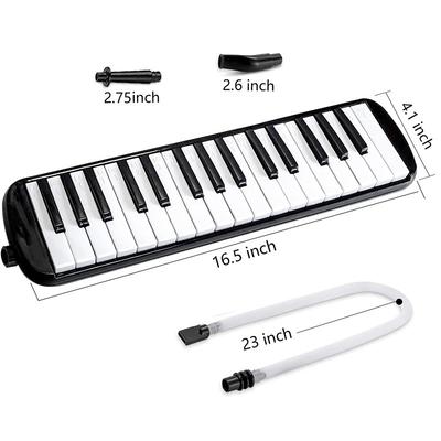 Melodica 32 Key Keyboard Harmonica Combo Pianica Air Piano Portable With Carrying Bag Mouthpiece for Beginner For Kids