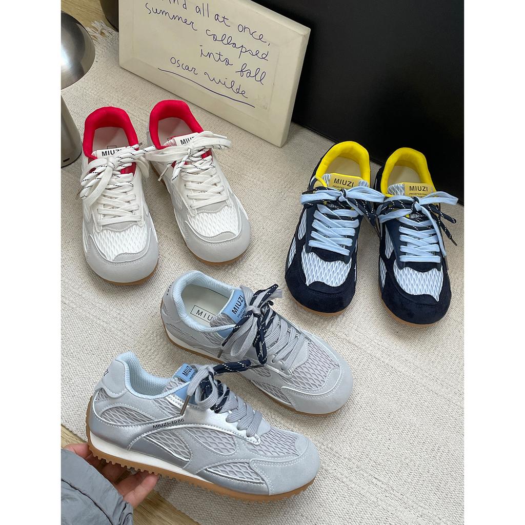 Mesh Breathable Forrest Gump Shoes Women's Single Shoes 2025 Summer Round Head Flat Bottom Not Tired Feet Casual Mountaineering Women's Moral Traini