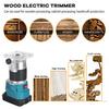 1000W Electric Trimmer Cordless Engraving Slotting Trimming Machine Wood Router with Li-ion Battery for 18V Battery Blue