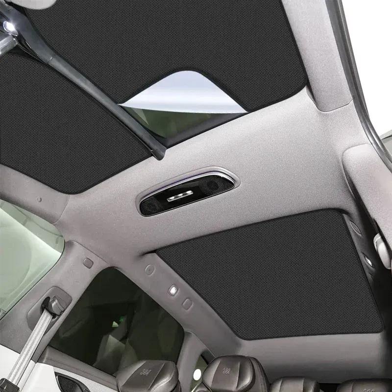 Car Heat Insulation Skylight For MG IM LS7 2024-Present Suede Fabric Anti-uv Electrostatic Adsorption Sunroof Sunshade Accessory