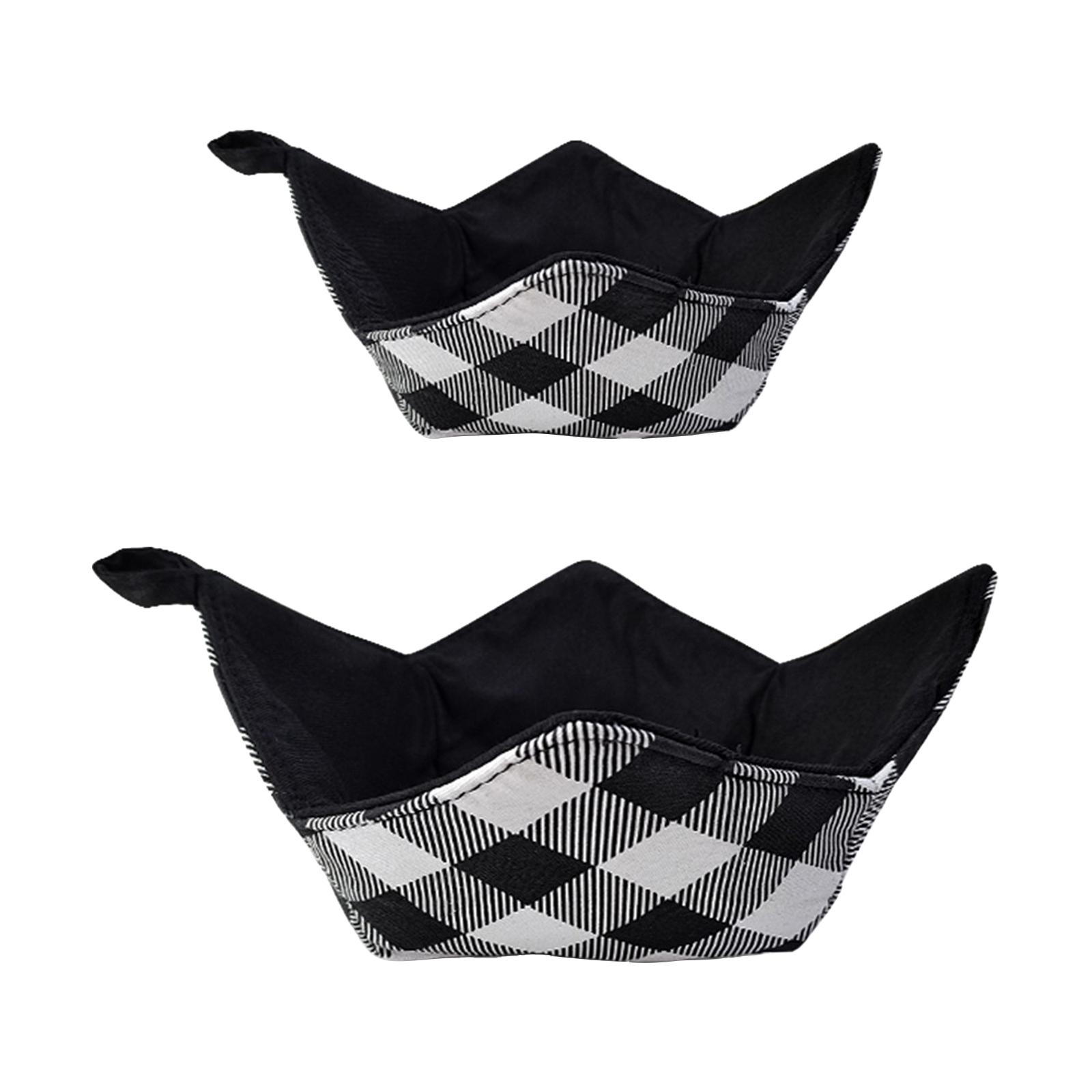 Microwave Bowl Holders Multipurpose Hot Food Bowl Pot Holder Bowl Cozy Holder for Home Kitchen Type 2