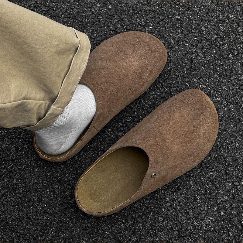 Unisex Retro Suede Slip-On Birkenstock Mules - Summer Breathable Clogs