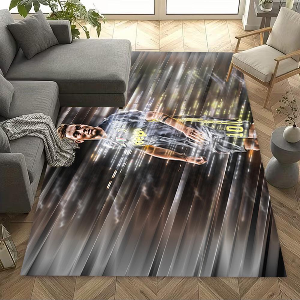 Brazilian Footballer Action Floor Rug Office Rug Suitable for Balcony Kitchen Living Rooms Entryway Anti-slip Rug Office home decor