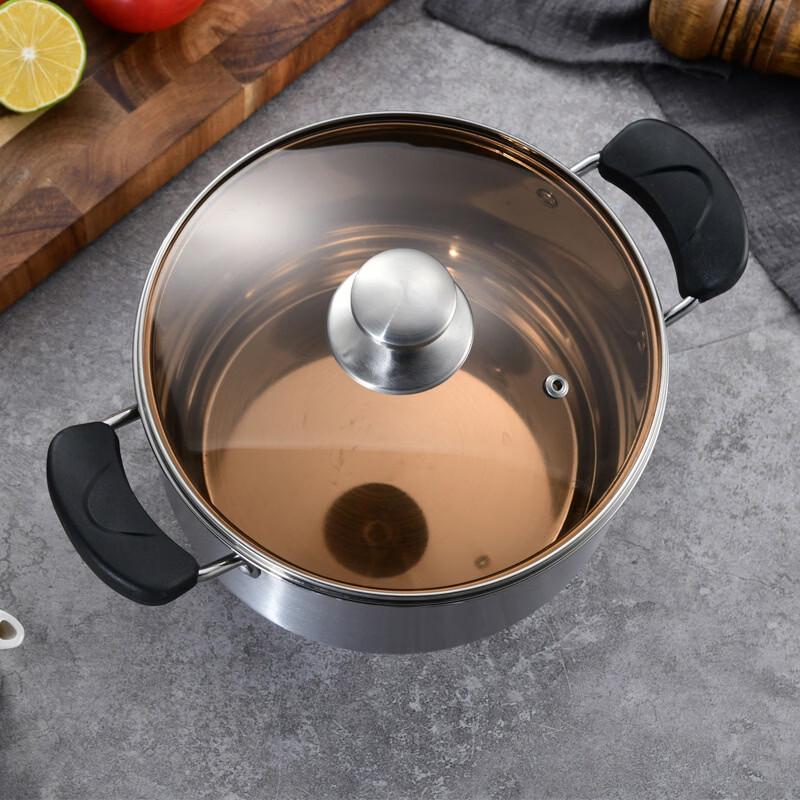 ZISIZ Stainless Steel Cookware Set (Milk Pot & Soup Pot)