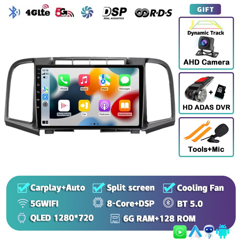 Android14 Carplay Auto For Toyota Venza 2008 - 2012 2013 2014 2015 2016 Car Radio Multimedia Player Video Stereo WIFI+4G BT 2DIN