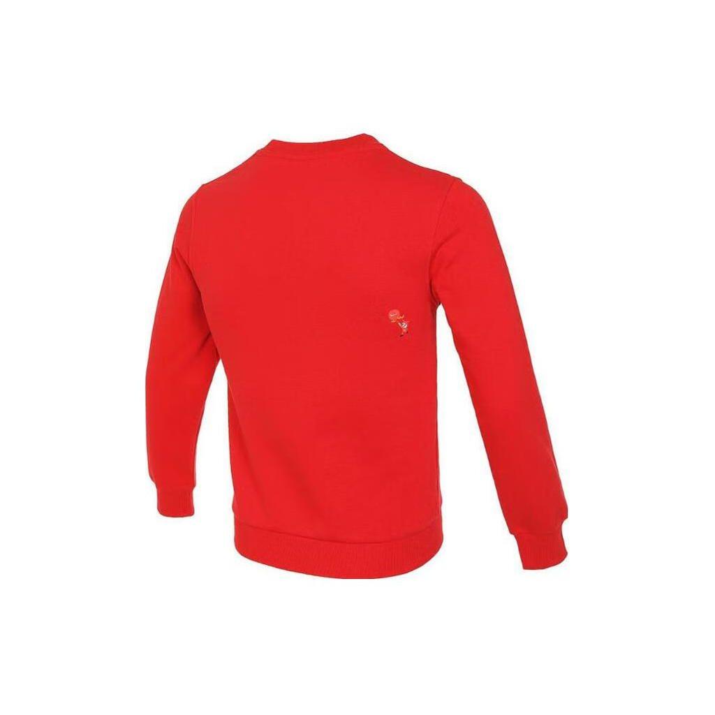 Nike Logo Crewneck Casual Long Sleeve Kids Tops Red HF6690657