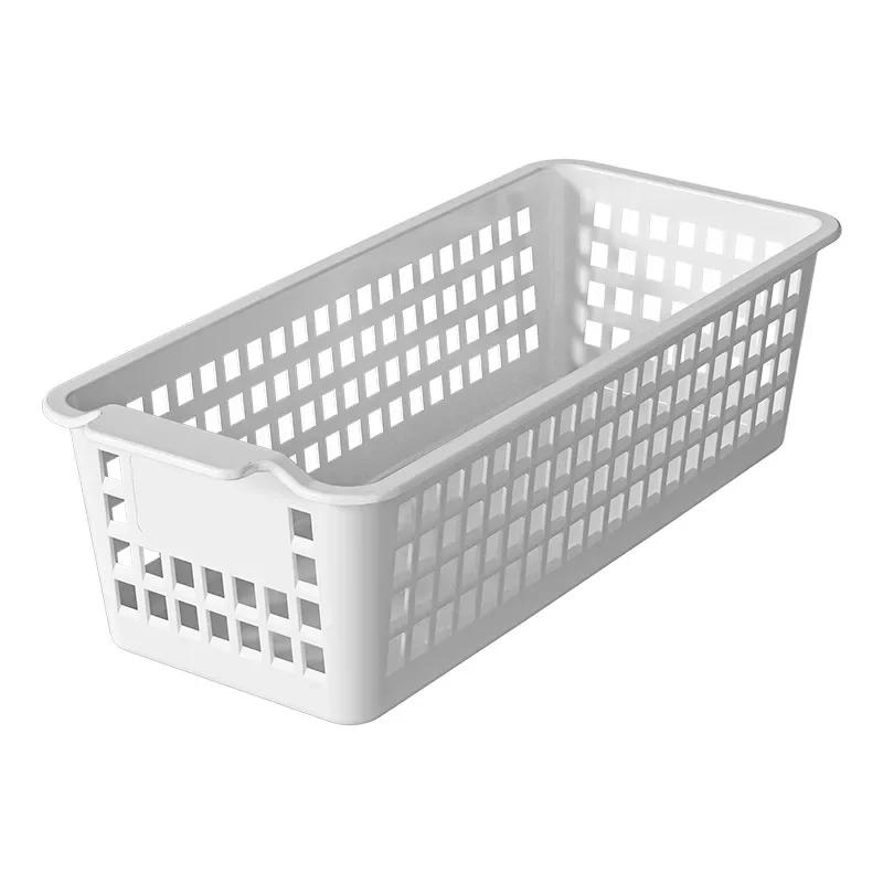 

Современная простая пластиковая прямоугольная корзина для хранения для дома, рабочего стола, кухонной столешницы TypeA