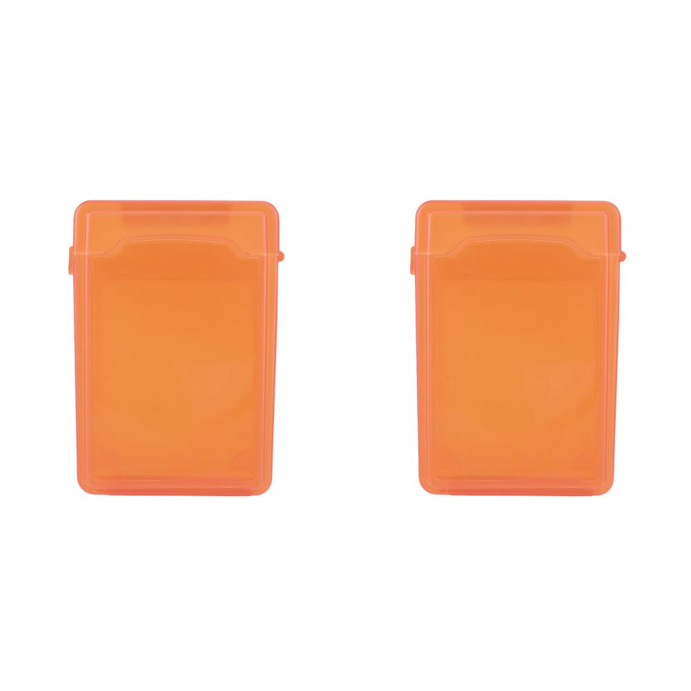 Caixa de Armazenamento para Disco Rígido IDE SATA de 3,5 Polegadas Capa de Plástico à Prova de Choque para Disco Rígido Externo Caixa de Armazenamento Multicolorida