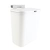Wall Mount Trash Bin Large Capacity Hanging Small Trash Can Waste Basket with Lid for Bathroom