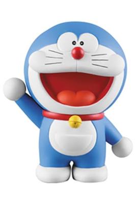 UDF Ultra Detail Figure 724 Doraemon Pris Cirka 80 mm Hög Målad Komplett Figur Nej. "Fujiko F. Fujios verk" (Ny utgåva) Icke skala
