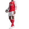 adidas Arsenal Striped Letter Long Sleeve Football Shirt Men Tops Light-Crimson JJ1833
