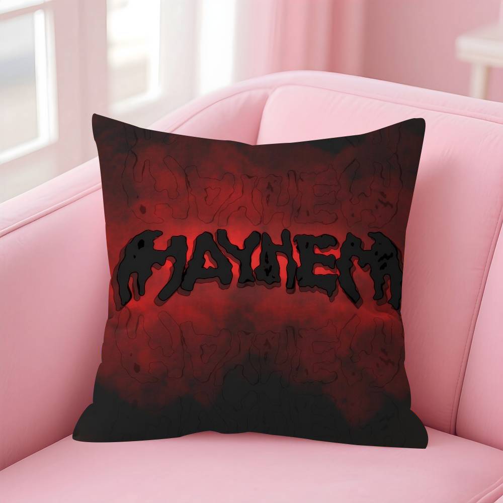 Singer QLADYGAsGAs MAYHEM Pillow Cushion Cover Pillowcase Living Room Sofa Home Decor Customized