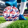 Croatia Football Printed Size 5 Soccer Ball Wear Resistant Standard Adult Training Football Fan Gift for Indoor Outdoor Match Sports