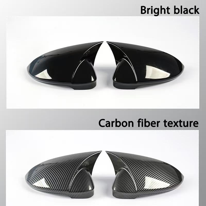 Car Styling For VW Volkswagen Golf 8 MK8 GTE GTD GTI R-Line ~ Side Rearview Mirror Cover Cap Trim With Horn Accessory