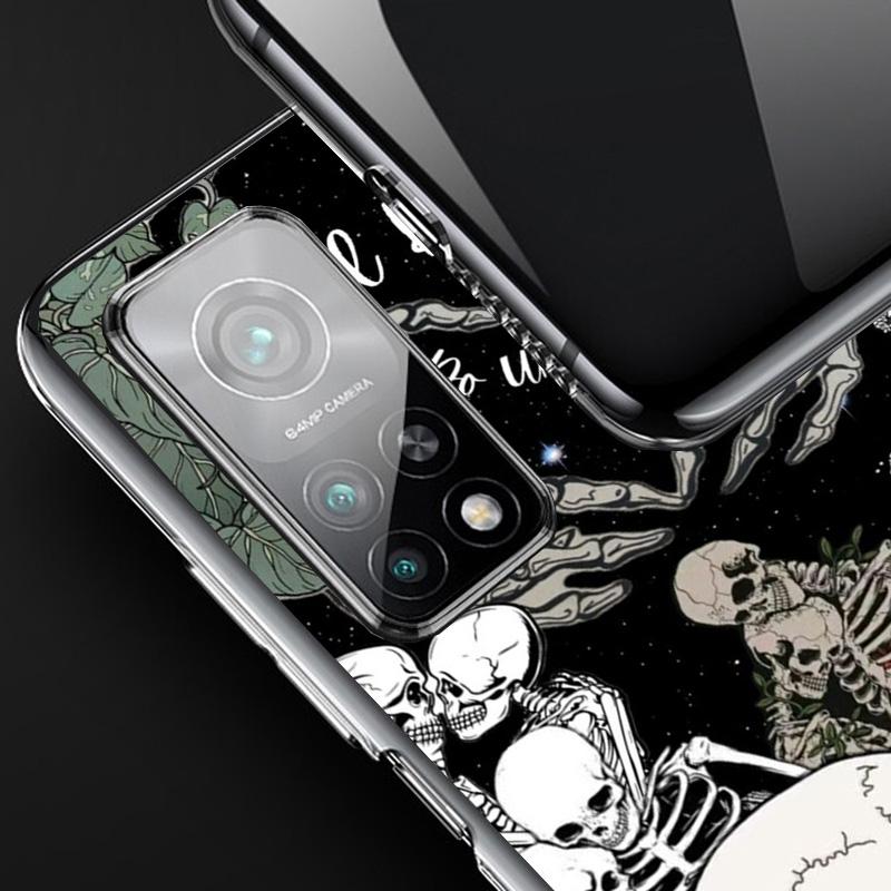 Anatomy Skeleton Heart Lovey Kiss Cover Phone Case For Xiaomi Redmi Note 15 14 13 12 11 10 Pro Plus 14S 12S 11S 11T 11E 10S Soft