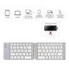 Mini Folding Keyboard Rechargeable Bluetooth Wireless Keyboard for Ipad Tablet Phone Portable Foldable Bluetooth Keypad